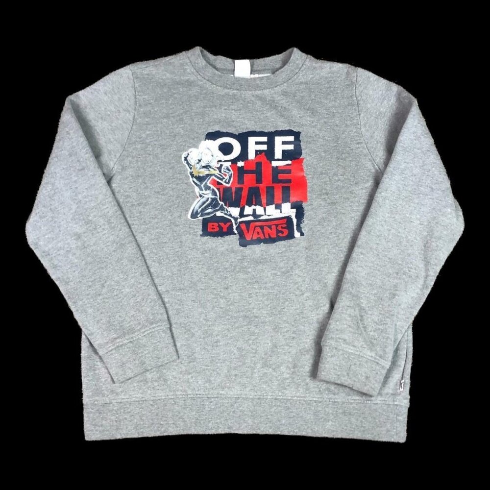 Vans Off The Wall Marvel Captain America Crewneck Women's XL